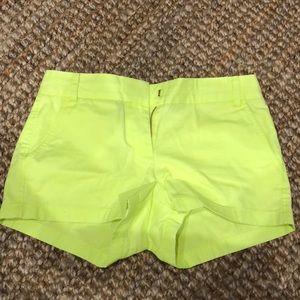 Neon JCrew Shorts